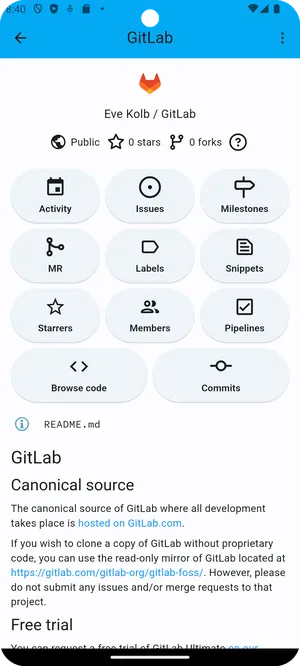 Lab for Gitlab